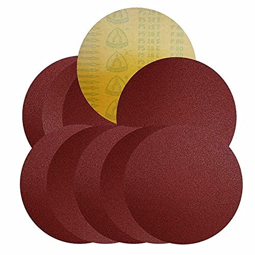 200mm 8 inch Sanding Discs Self Adhesive PSA Sticky Backed 5PK 40 60 80 100 120
