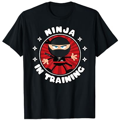 Lustiges Ninja Kampfsport Kinder T-Shirt