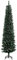 HOMCOM 6FT Artificial Snow Dipped Christmas Tree Xmas Pencil Tree Holiday Home Indoor Decoration with Foldable Black Stand, Green