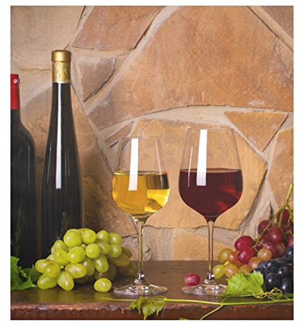 Naanle Housse magnétique vintage pour lave-vaisselle - Vin rouge - 58,4 x 66 cm