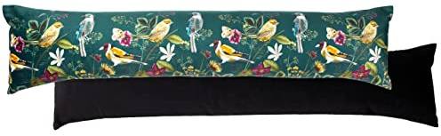 Wylder Nature Midnight Garden Bird Draught Excluder, Teal