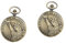 Mikikit 2st Taschenuhr Der Freiheitsstatue Taschenuhren Halskette Kettenuhren Quarz-taschenuhr Mechanische Taschenuhr Männer Retro-Uhr Fräulein Legierungsmaterial Altmodisch Geschenk