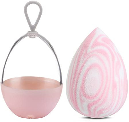 Houppette maquillage Sponge de maquillage, Fondation Cosmétique Poudre Poudre de Beauté Lisse Beauty Blender Blender Mélangeur Outil de goutte d'eau Houppette poudre libre ( Size : Sakura-2-set )
