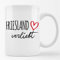 Huuraa Kaffeetasse Friesland verliebt Geschenk Tasse Weiß 330ml Friesland Geschenkidee