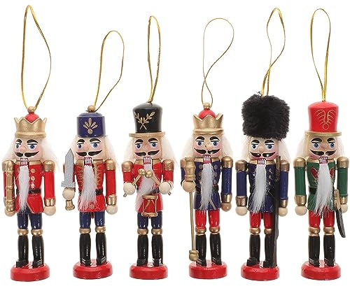 MAGICLULU 6 Stück Weihnachtsbaum Nussknacker Weihnachten Feier