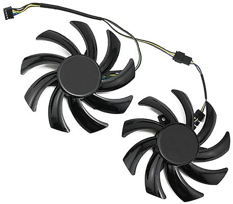 RAKSTORE T129215SU Graphics Card Cooling Fan Compatible wtih Powercolor RX 5600 XT RX 5700 Cooler Fan