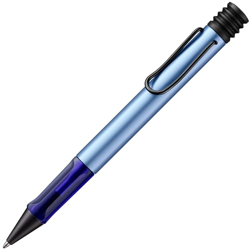 LAMY AL-star aquatic Kugelschreiber - leichter Kuli mit transparenten, ergonomischen Griff & Gehäuse aus Aluminium - inkl. Großraummine M 16 in schwarz