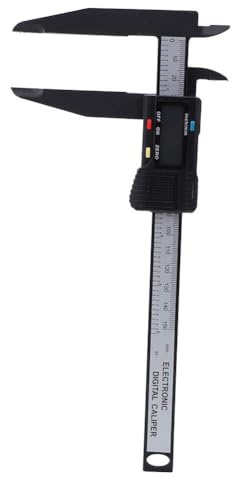 Elektronischer Messschieber, 150 Mm/300 Mm, Digitaler Elektronischer Messschieber, Carbon-Lineal mit Langem Backen-Messwerkzeug für Schule, Zimmerei, Bauernhof, (150 mm langer