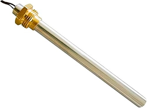 Jpshop Candeletta Accensione Stufa Pellet 250W, Diametro 9,9mm Lunghezza 140mm (150mm Totali) Filettatura 3/8 Gas, per Ecoteck, Ravelli