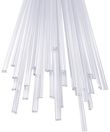 DryiC Plastique Soudure Tiges Soudeur Bâtons Baguettes De Soudure en Plastique Transparent pour L'artisanat, Poids 2.5Kg,UPVC