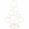 Albero di Natale in ferro h. 50 cm, 9 ganci, champagne, XMas