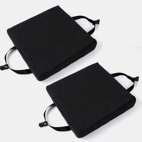 Quadratische Stuhlkissen, 40 x 40 cm, abnehmbare Barhocker-Pads, bequeme Sitzkissen, Hochstuhlkissen, 25 x 25 x 8 cm, 2 Stück, für Heimdekoration