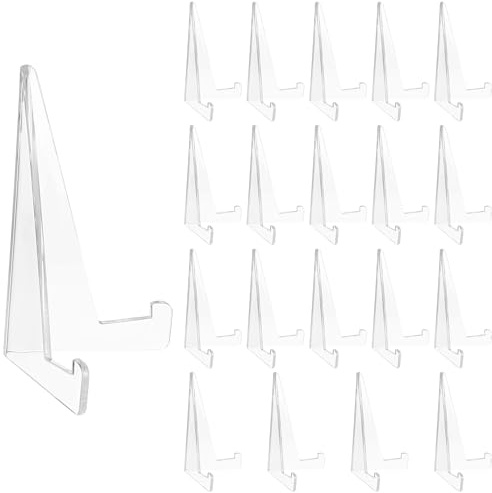 ANBEEISS 20 Pcs Soporte Acrílico Transparente