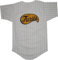 The Warriors Baseball-Trikot, Schriftzug Furies, mit Nadelstreifen Größe L Weiß - weiß