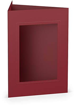 Passepartoutkarte B6 rosso
