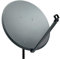 PremiumX PXA100 Satellitenschüssel 100cm Aluminium Anthrazit Satellitenantenne SAT Spiegel mit LNB-Tragarm und Masthalterung