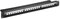Goobay 95743 Panneau de Brassage Keystone 19 Pouces (48.3 cm), 24 Ports, Noir