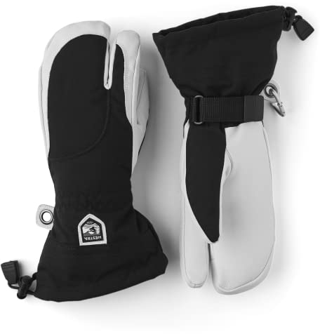 Hestra Damen Heli Ski 3-Finger, Black, 5