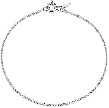 Erbskette Armband, Silberarmband - 1,3mm Breite - Länge 21cm - echt 925 Silber