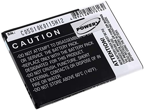 Powery Battery for Samsung type B500BE with chip for NFC 1900mAh, 3,7V, Li-Ion