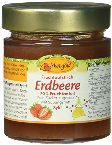Birkengold Fruchtaufstrich Erdbeere 2 x 200 g