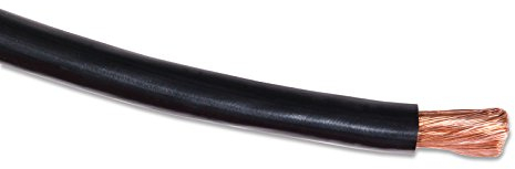 1m Batteriekabel 25 mm² schwarz Meterware 100% Kupfer Stromkabel Leitung Litze Fahrzeugleitung KFZ Auto Kabel