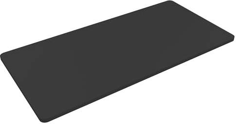 FLEXISPOT Whole Piece 55x28 Desktop 1 Thickness Height Adjustable Desk Rectangular Tabletop Black Board (55INCH Black Top)
