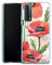 DeinDesign Hard Case kompatibel mit Huawei P Smart 2021 Schutzhülle transparent Smartphone Handy Hülle Mohnblume Wasserfarbe Blumen