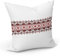 Fabulous Kissen Kissenbezug 40x40 cm Muster Rot Stil Stickerei Pixel Aztec Abstract
