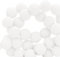 Sadingo Acrylperlen Weiß Matt | 6 mm - 600 Stück, Perlen zum auffädeln, Matte Kunststoffperlen für Armbänder, hochwertiges Perlen-Set, DIY-Armbänder, DIY-Schmuck, Armband selber Machen