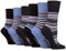 Gentle Grip Sock Shop 6 Pairs Ladies Loose Soft Top Non Elastic Bamboo Socks (4-8, SOLRM40)