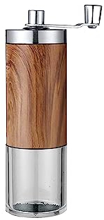 Fsocpen Manual Coffee Grinder,Stainless Steel Manual Coffee Bean Grinder, Adjustable Settings for Espresso to Coarse Coffee, for Office, Home, Camping