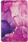Berkin Arts Samsung Galaxy Tab S8 Ultra Funda 14.6 Pulgada Modelo SM-X900/X906 Funda Premium de Cuero Sincromismo Malva Cinabrio Cian Marmoleado de Papel