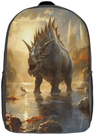 LOUSON Kinderrucksack Rucksack Dinosaurier Kinderrucksack Mädchen Rucksack Mädchen 10 Jahre Sachen für Mädchen Mini Rucksack Damen Günstige Sachen 17inch