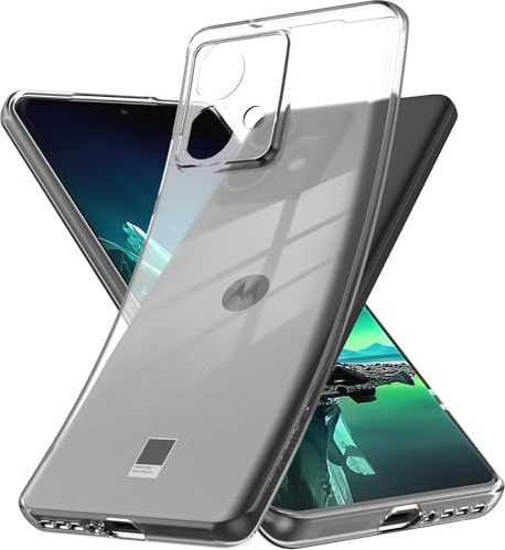 Captor Motorola Moto G84 5G Hülle Durchsichtig Liquid-Silikon - Handyhülle Motorola Moto G84 5G Case ultradünn, Anti-vergilbend Schutzhülle