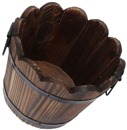 Kisangel Pflanztopf Blumentopf Wiederverwendbarer Pflanzhalter Kleiner Gemüsetopf Mit Drainage Für Terrasse Garten Veranda