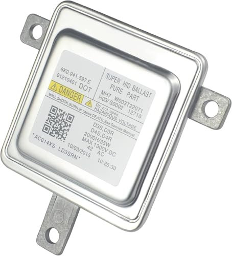 Asical 8K0941597E D3S D3R D4S D4R Unité de commande de ballast de phare au xénon Hid Unité de commande de ballast de remplacement pour A3 A4 A5 A6 A8 Q5 Q7 2008-2015 Alhambra Golf 7 Pas-sat