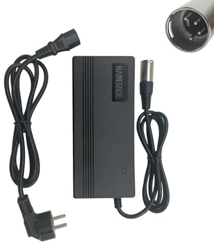 HANERIDE Chargeur de batterie pour vélo électrique 36 V remplace Derby Cycle Impulse 1.0 et Impulse 2.0 4 A -XLR-4 pour Kalkhoff