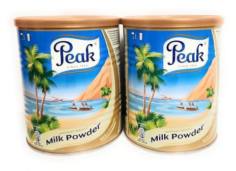 Peak Dry Whole Milk Powder. Rich and Creamy, 400g (Pack of 2)