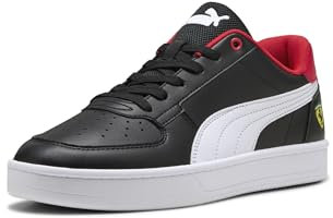 PUMA Herren Shoes Ferrari Caven 2.0 Herrenschuhe, schwarz-weiß, Größe 40, EU