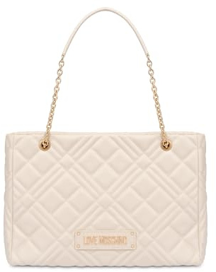 Love Moschino JC4145PP1NLA0110, Damen-Tasche, Elfenbein, Einheitsgröße, elfenbein, Einheitsgröße