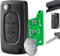 FSK 433 MHz Klapp-Autoschlüssel für Peugeot Expert Partner Van Schlüssel Citroen Dispatch Berling Schlüsselanhänger ID46 Chip HU83 Blade CE0523