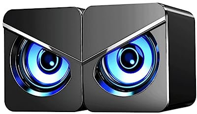 HOMOBABE Desktop Computer Usb Speakers Mini Speaker for Notebook Surround Sound Bass Diaphragm