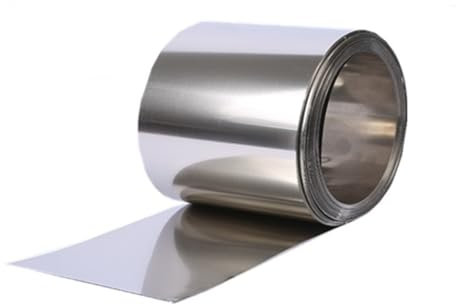 Rouleau de feuille de zinc pur de 1 m de long, bande de zinc haute résistance for le travail des métaux en laboratoire, 1 pièce(0.1x100mm)