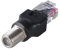 FTYPE Female to RJ45 Male Coaxial Barrel Coupler Adapter RJ45 to FTYPE Connector Converter Ethernet Cable Adapter Ethernet Coaxial Coupler