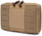 AQzxdc Tattica Molle, medica militare, accessori EDC utensili da esterno, custodia batteria piccola multiuso, multiuso compatta(Brown,L)