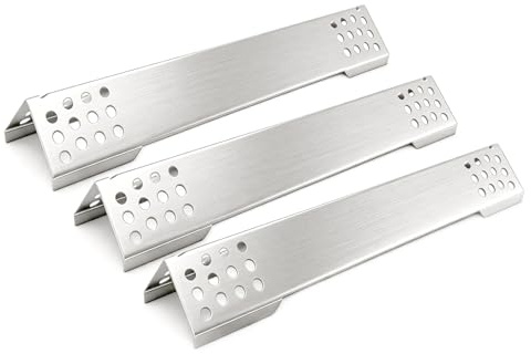 GriHero Brennerabdeckung gasgrill für Rösle Videro G3-S, G3, G3-S Nero | 3 Stück 40.2CM Edelstahl Flammenverteiler für Rösle Videro G3 G2 G4 G6 Series Grill Zubehör