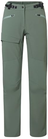 VAUDE Women's Croz Pants III, Technische, strapazierfähige Softshellhose für Alpinistinnen auf Berg- und Hochtour, windabweisend und atmungsaktiv
