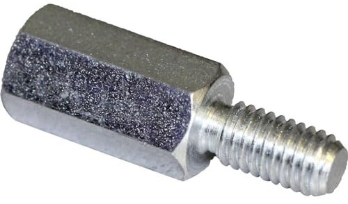 PB Fastener S48050X10 Abstandsbolzen (L) 10mm M5 x 6 M5 x 10 Stahl verzinkt 10St.