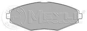 Meyle 025 232 4117 Bremsbelagsatz, Scheibenbremse | Kompatibel mit: CHEVROLET MATIZ, SPARK, GM KOREA LANOS, LANOS Stufenheck, MATIZ